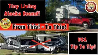 They Downsized! Tiny Living USA Travel | Florida to Arctic Circle | Jarhead & Ginger's Journey