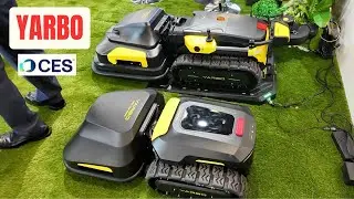 Mini Yarbo le Nouveau Robot Tondeuse &agrave; Chenilles Tout-Terrain