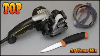How to Quickly Sharpen a Scandi Grind Knife MORA BAHCO at Home Using an Electric Sharpener WorkSharp