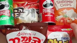 ASMR Rustling of Chips Wrappers.