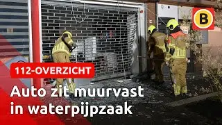Automobilist (32) rijdt WATERPIJPZAAK BINNEN en gaat ERVANDOOR | 112-OVERZICHT