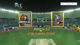 24th Match of PSL (2018) Karachi Kings Vs Lahore Qualanders Full Highlights