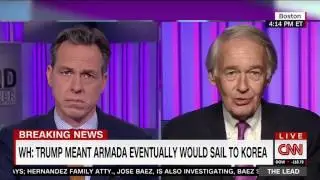 Senator Markey Discusses EPA Budget Cuts, North Korea with Jake Tapper on CNN - April 19, 2017