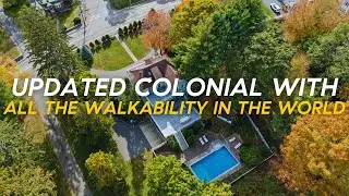 A Rare Canton Find: Updated Colonial With Resort Style Backyard