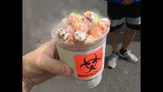Nitro Pop: Nitrogen-cooled popcorn at 2018 NYS Fair