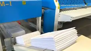 Industrial Automatic Folding Machine#WEISS #laundry #manufacturing #taizhou