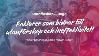 Nationalekonom Ingvar Nilsson om faktorer som bidrar till utanf&ouml;rskap och ineffektivitet