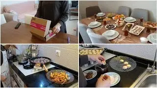 ÇAY SAATİ MASASI 🤩 Reçelli Kurabiye.| Kargo |Yeni Kumaşlarım.| Hızlı Akşam Yemeği Hazırlığı 