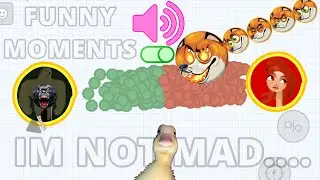 THE BEST FUNNY GAMEPLAY WITH VOICE 😂🤬 (AGARIO MOBILE)