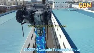 GBM Exclusive 1000TPH Ship Loader Waterfall Telescopic Chute nancy@gbm-china.com