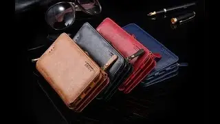 Business Leather Wallet Case Mobile Cover For iPhone | Cupid Box