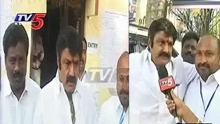 Hero Balakrishna Face To Face | Casts his Vote at Jubilee Hills | TDP | GHMC Elections | TV5 News