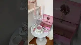 Soft girl mornings🌸🎀 #softgirlaesthetic #roomdecor #pinkroom #coquetteaesthetic