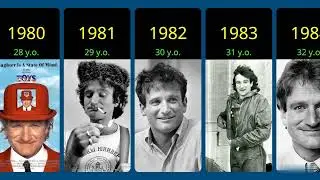 Robin Williams evolution : 1 pic per year !
