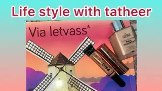 Via letvass eyeshadow palette, foundation, revelation lipstick & pro concealer review 