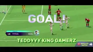 I playing football PALESTINE VS Portugal game name is football league 2025 #SUPPORT #PALESTINE