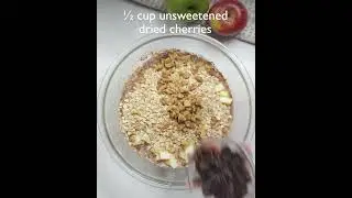 Apple-Dried Cherry Baked Oatmeal