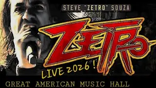 ZETRO : LIVE in San Francisco 2026 [4K] Toxic Waltz and Thrash Under Pressure. 