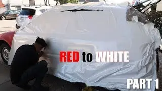 Wrapping My 1995 Honda Civic Hatch p.1 (Part 5) | Sh*tbox to Streetcar