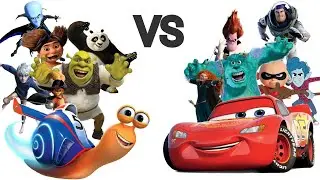 Dreamworks Characters Vs Pixar Characters