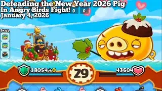 Defeating the Rare New Year's Pig in Angry Birds Fight! - Angry Birds Fight!