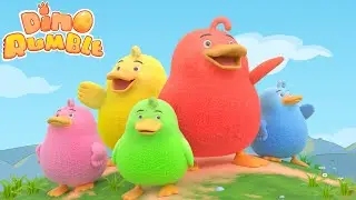 🦆Five Little Ducks Song  | Duck Song for Kids | Rumble-Kids Song & Story| Nursery Rhymes🌈