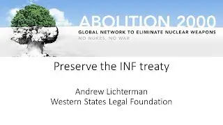INF Webinar   Andrew Lichterman