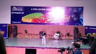Iub student having magical voice performed on Abida Perveen's kalam|performing arts festival