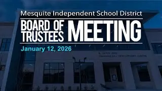 January 12, 2026 Board Meeting