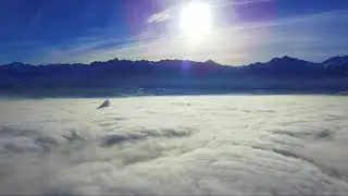 Заоблачный полет Водопьянова(Phantom 3 Standard) над Алматы в канун Нового Года