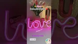 Meesho LOVE Neon Light ❤️ For Your Space Decor or Valentine Gift