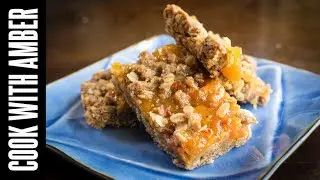 Как приготовить персиковые овсяные батончики | Cook With Amber