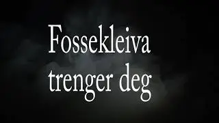 N&aring; sp&oslash;ker det p&aring; Fossekleiva