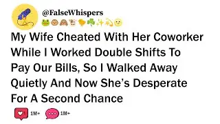 My Wife Cheated With Her Coworker While I Worked Double Shifts To Pay Our Bills, So I Walked ....