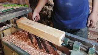 Best wood turning process - wooden bed leg design - wood work every day (Part=54)