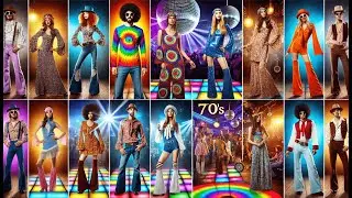 🕺 SATINIOR 70s 60s Hippie Costume Set 70s Outfits Accessories | Best 70s Style Costumes 🎤