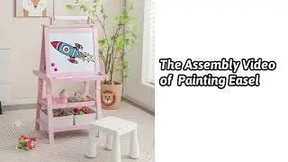 Assembly video: Costzon Kids Art Easel, 3 in 1 Double-Sided Storage Easel