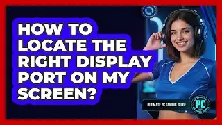 How To Locate the Right Display Port on My Screen?