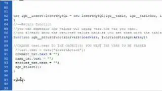 Flash guest book front end part 2 - flash, PHP, MySQL