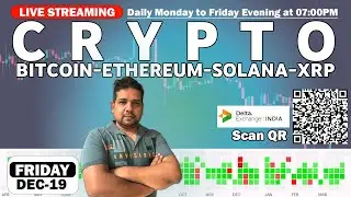 Live Trading: Crypto Price Chart Analysis 19.12.2025 @deltaexchange @thetradeterminal