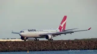 Qantas A330-202 [VH-EBK] - Arrival at Sydney