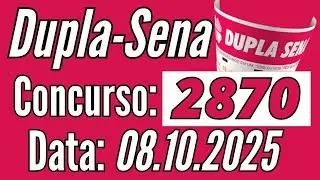🢂 Resultado Dupla Sena 2870 de hoje / Fernando Arruda Loterias