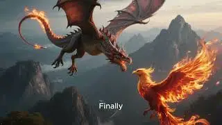 Clash of Legends 4K: Dragon vs Phoenix &ndash; Epic Battle of Mythical Beasts
