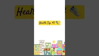 👟 Health Tip. #3 #health #shorts #animation #healthtips