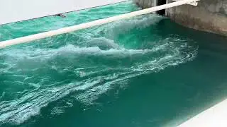 Real large vortex | Intake gate whirlpool-Camera caught hydraulic whirlpool at intake spillways gate