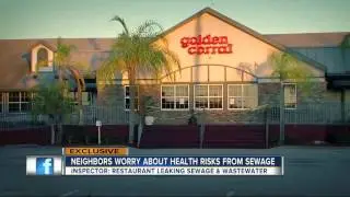 Neighbors worry about health risks from Golden Corral sewage