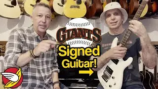 Joe Satriani Ibanez JS1000 SIGNED By SF Giants Hall'o'Famers | Full Exclusive Interview