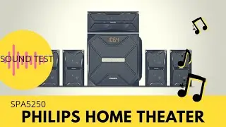 PHILIPS HOME THEATER SPA5250 SOUND TEST