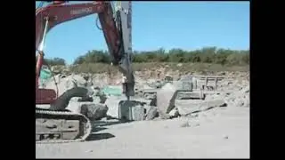 Surestrike Model 2100 Breaking Texas Limestone Boulders