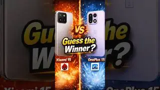 OnePlus 15 vs Xiaomi 15 🔥Antutu Score #Xiaomi15 #oneplus15
